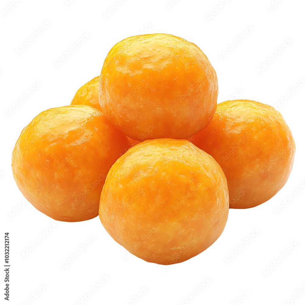 Fresh orange cheese balls stacked together, perfect for snacks or as party appetizers. Delicious and visually appealing.,transparent background Fresh orange cheese balls stacked together, perfect for snacks or as party appetizers. Delicious and visually appealing.,transparent background