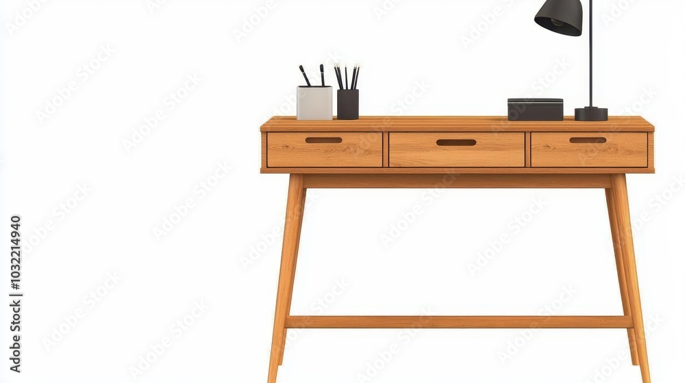 A dressing table clipart, bedroom furniture, detailed 3D render, wooden texture, isolated on white background A dressing table clipart, bedroom furniture, detailed 3D render, wooden texture, isolated on white background