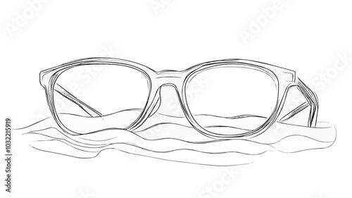 Continuous line drawing style of glasses clinking on white. A minimalist design of black linear lines isolated on white.