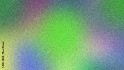 Modern Artwork Featuring Gradient and Grainy Noise Effects, Eye-Catching Poster with Colorful Gradient and Grainy Texture