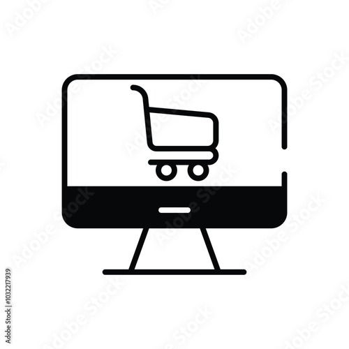 E Commerce vector icon