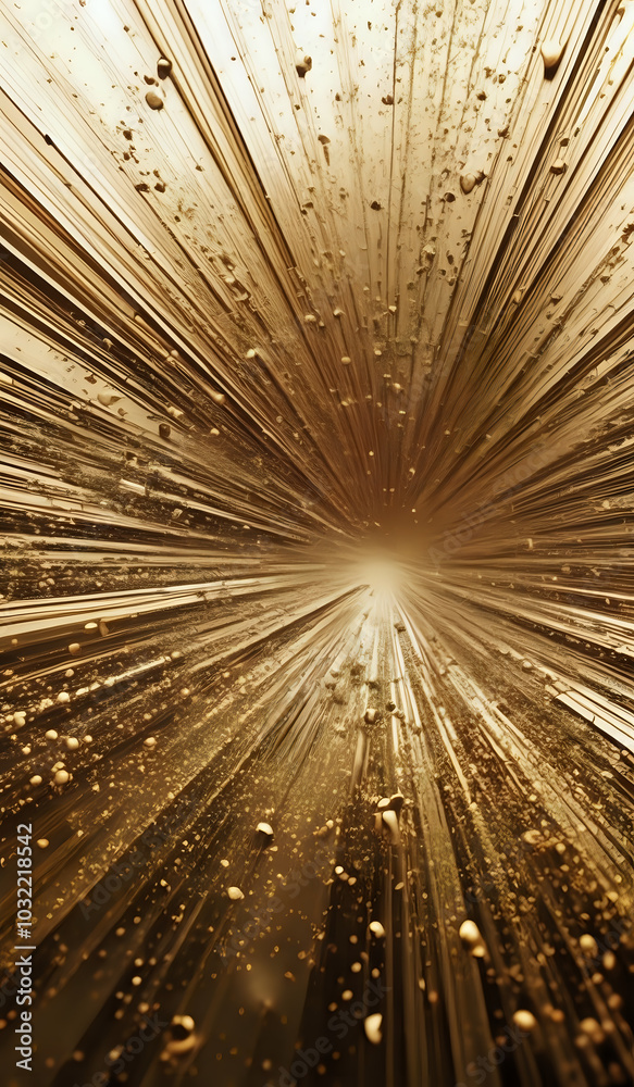 Obraz premium Gold watery splash background. AI Generated