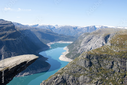 Norway valley with river in it