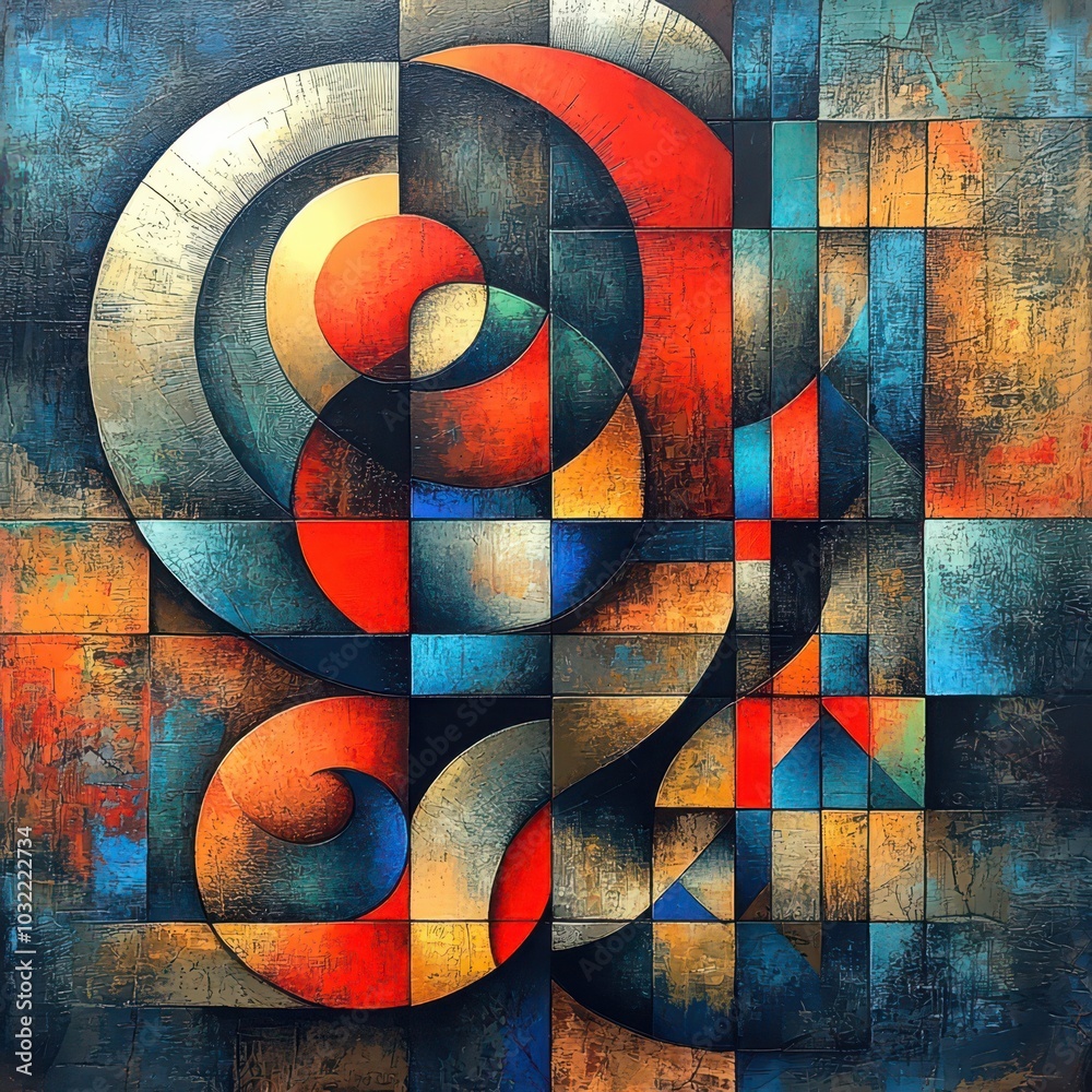 Fototapeta premium Abstract Geometric Artwork