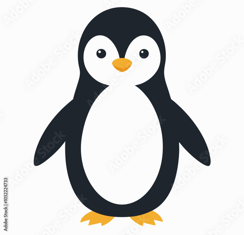 Penguin High Quality Wildlife Illustrations for Creative and Educational Projects