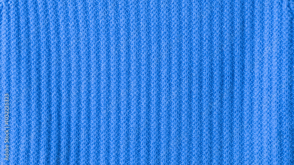 Fototapeta premium Blue luxury pure cashmere texture swatch as background