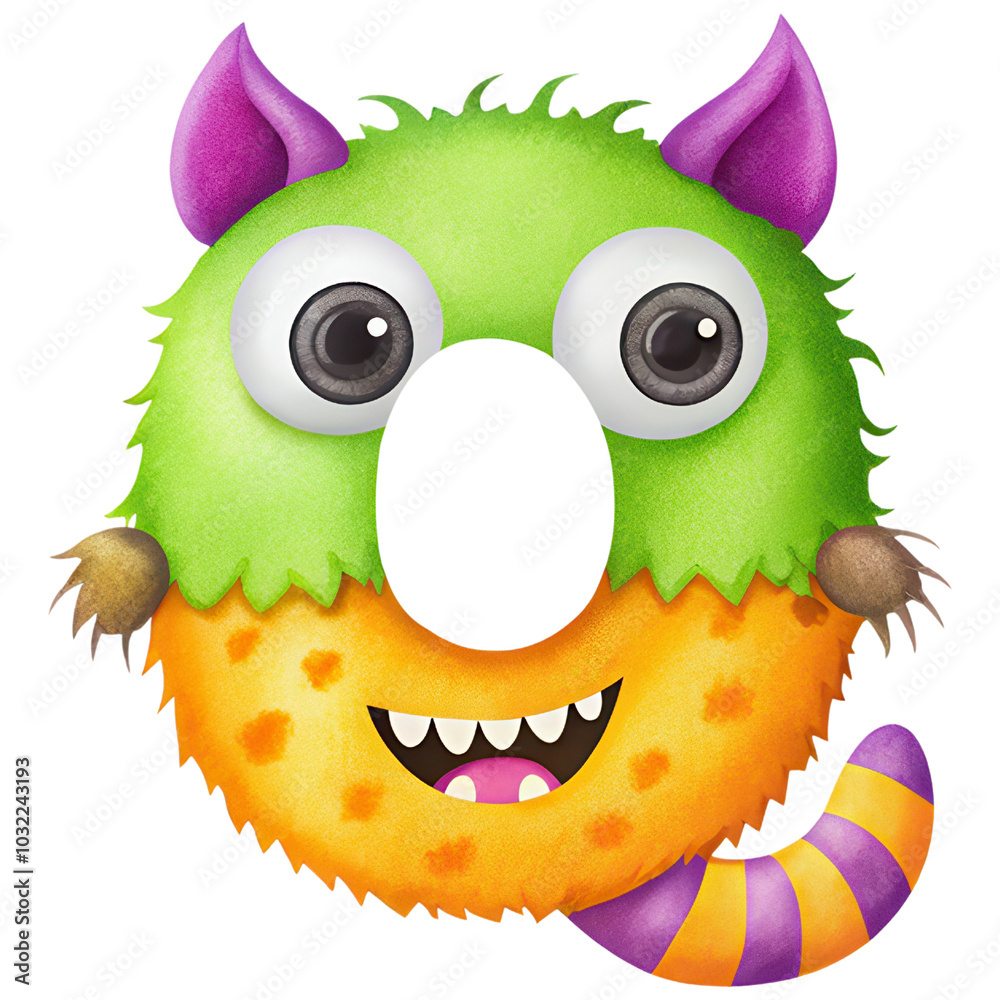 Letter Q Monster Alphabet Letters Numbers with Cute Colorful Characters Letter Q Monster Alphabet Letters Numbers with Cute Colorful Characters