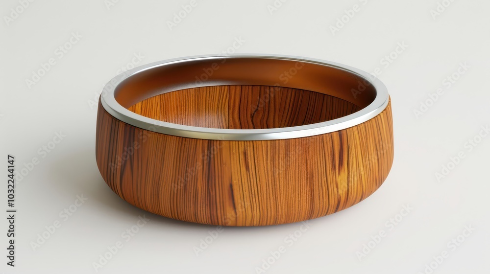 Versatile Dog Bowl Isolated on White Background for Pet Products and Marketing Versatile Dog Bowl Isolated on White Background for Pet Products and Marketing