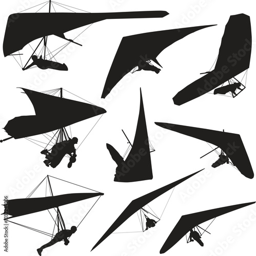 hang glider silhouette