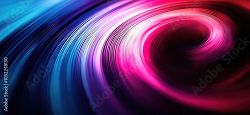 Abstract Swirling Vortex of Vibrant Colors for Graphic Design and Website Design