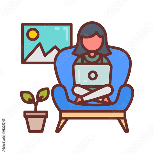 House Work Filled Icons , Vector illustration
