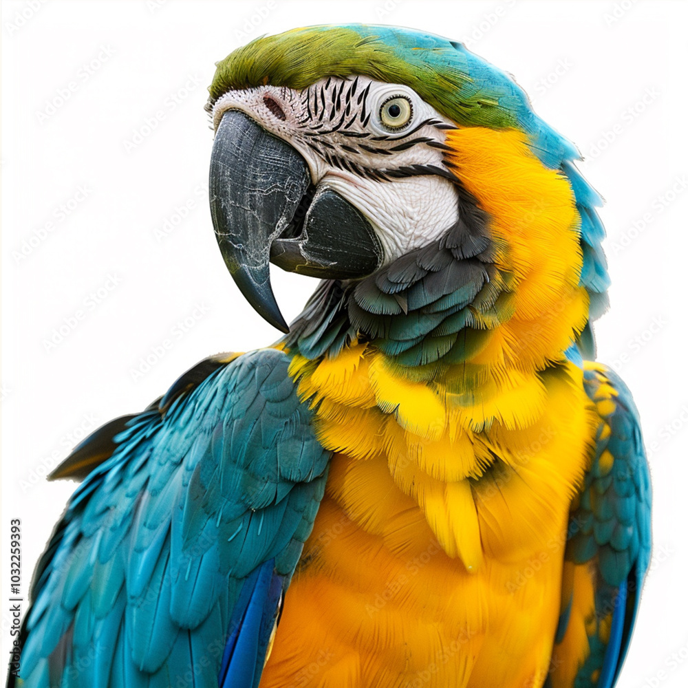 Fototapeta premium Blue-and-Yellow Macaw