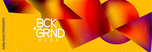 Fluid color geometric shapes abstract background. Vector Illustration For Wallpaper, Banner, Background, Card, Book Illustration, landing page