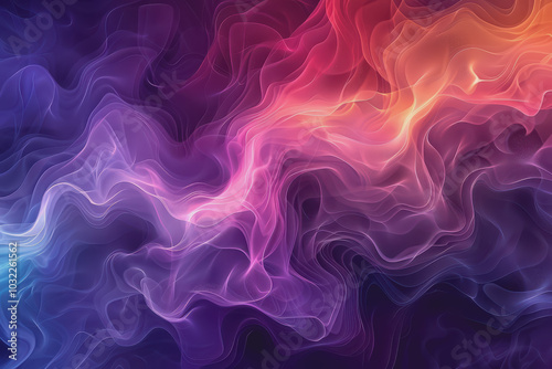 Fascinating color combinations Swirled together to create hypnotic, colorful abstract patterns.