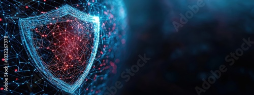 connecting verified credentials and secure connection or cybersecurity service concept of compute motherboard close up and lock with login and as wide banner design with copyspace area