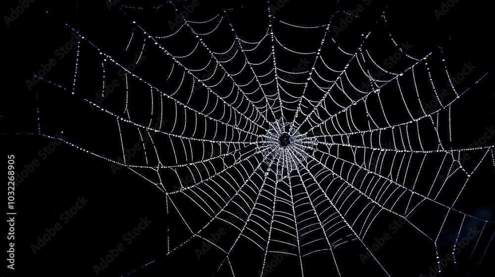 Fototapeta premium Spider web. Halloween decoration element.