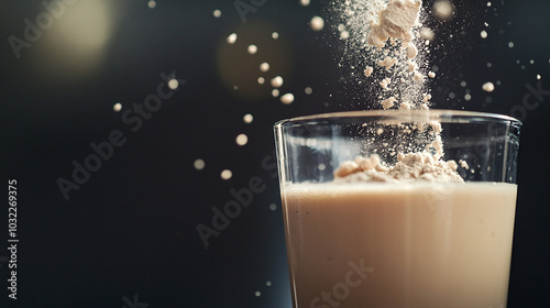 Mixing protein powder into a glass smooth and rich