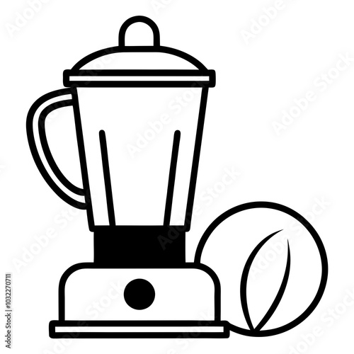 coffee grinder and cup