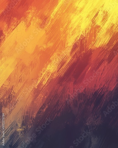 Abstract Gradient with Soft Brush Strokes