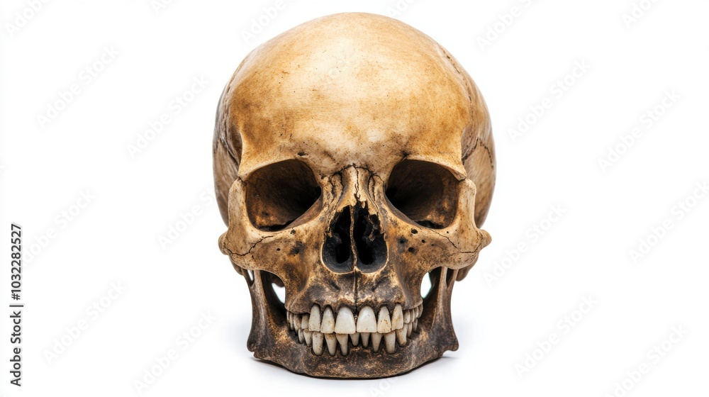 Closeup view of skull. The decoration element for Halloween. Closeup view of skull. The decoration element for Halloween.