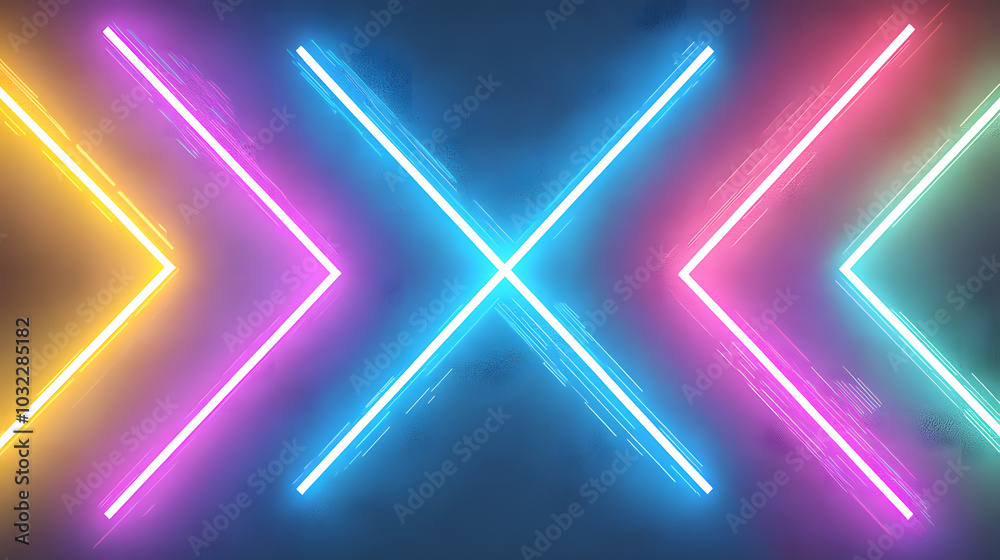 A Stunning Display of Geometric Shapes and Neon Circuit Boards That Ignite the Imagination and Engage the Senses A Stunning Display of Geometric Shapes and Neon Circuit Boards That Ignite the Imagination and Engage the Senses