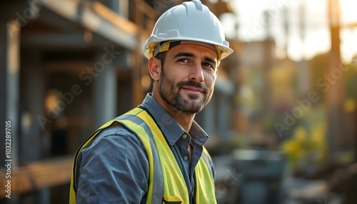 Construction engineer worker photo
