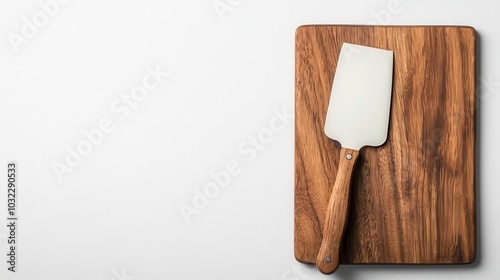 A cheese slicer clipart, kitchen gadget, retro style, soft tones, isolated on white background