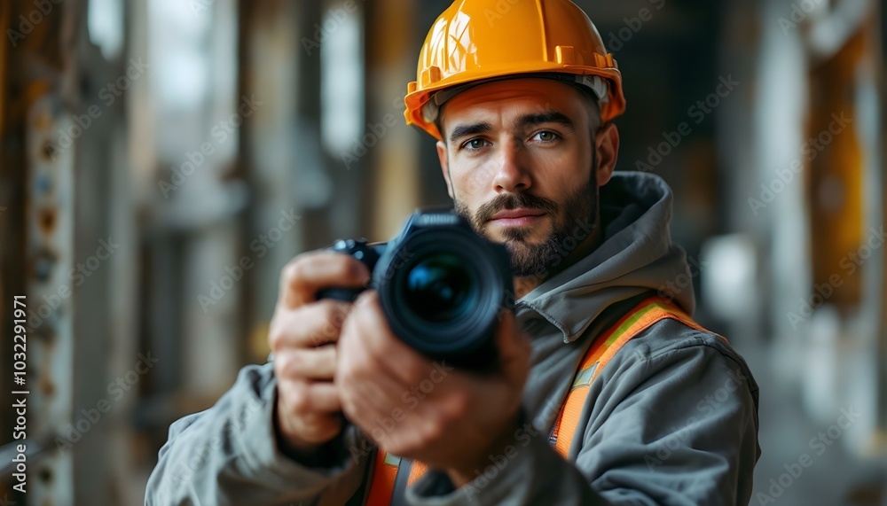 Obraz premium Construction engineer photo