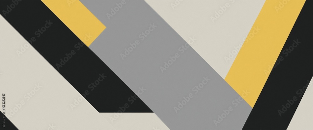 Abstract banner with geometric squares and rectangles in contrasting tones Abstract banner with geometric squares and rectangles in contrasting tones