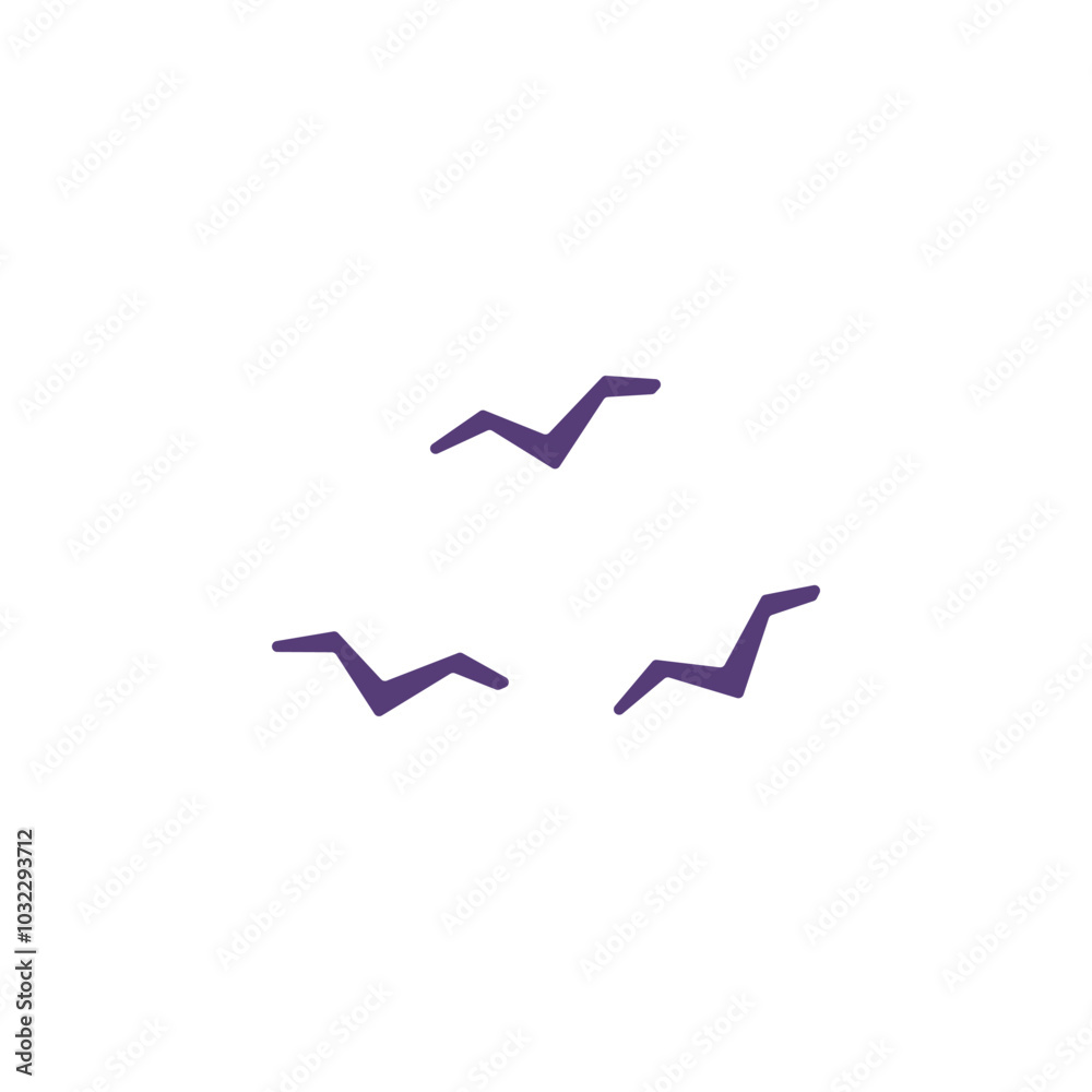 Vector image a bird silhouette with contour lines and creative design on a white background Vector image a bird silhouette with contour lines and creative design on a white background