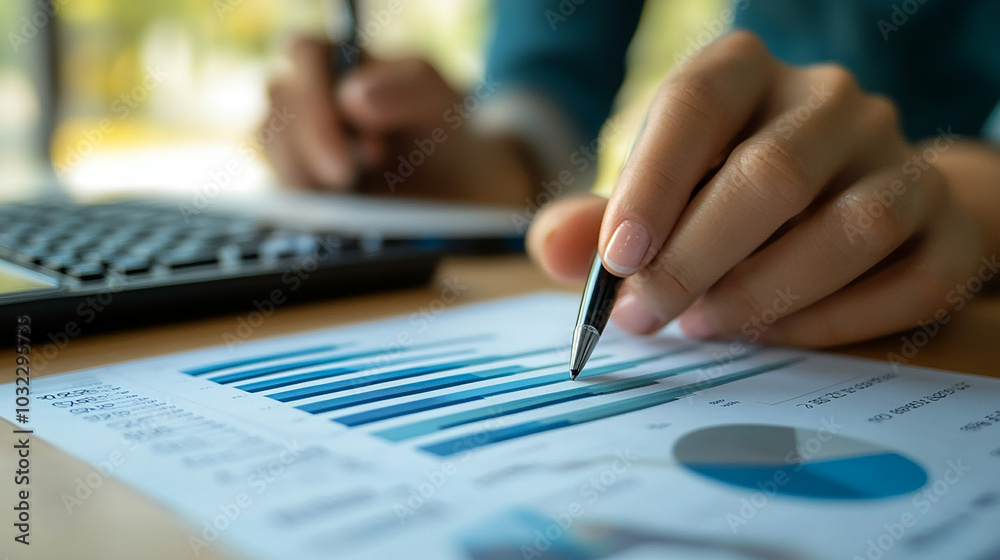 Stock market analysis, business, finance and investment. Finance analyst analyzing stock market trading graph, economic growth chart, planning and strategy with financial report, market research. Stock market analysis, business, finance and investment. Finance analyst analyzing stock market trading graph, economic growth chart, planning and strategy with financial report, market research.