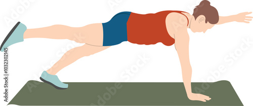 girl doing yoga