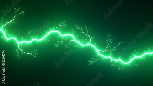 lightning in the night