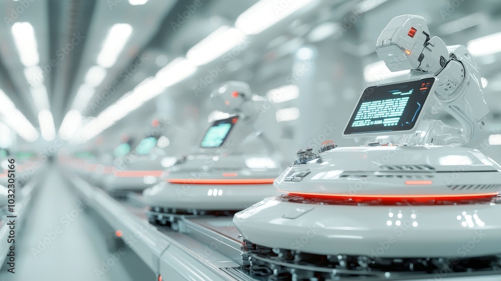 Monitoring equipment efficiency and performance with IoT sensors embedded in machinery throughout factories Monitoring equipment efficiency and performance with IoT sensors embedded in machinery throughout factories