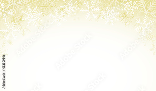 snowflake frame2_gold