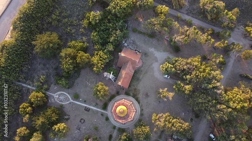 Eiffel Tower-Inspired Metal Lighthouse at Monte Hermoso: One of the Oldest Metal Structures in Argentina, Captured During a Stunning Sunset by the South Atlantic Coast.Breathtaking Views