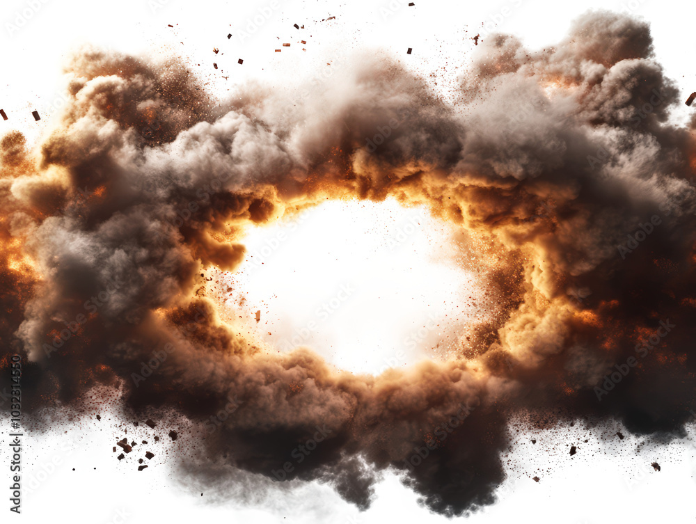 Massive mushroom cloud explosion Massive mushroom cloud explosion