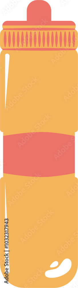 Obraz premium Sport bottle colored illustration vector
