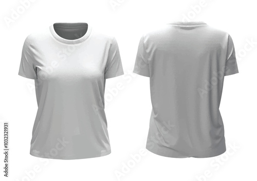 white t shirt rash guard mockup 