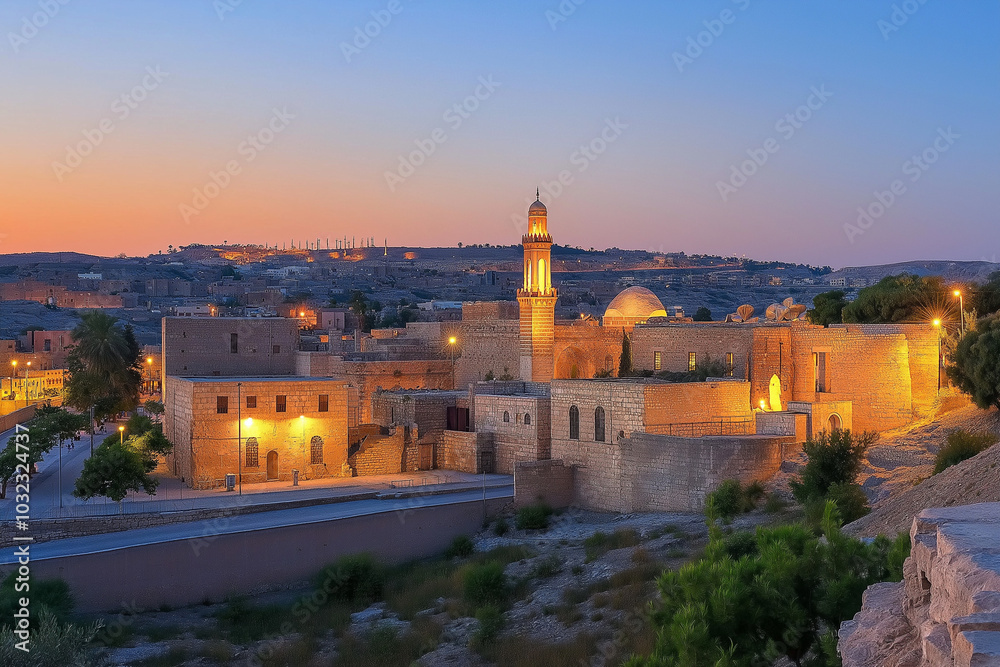 Naklejka premium Ancient Egypt's Influence on Modern Architecture and Art