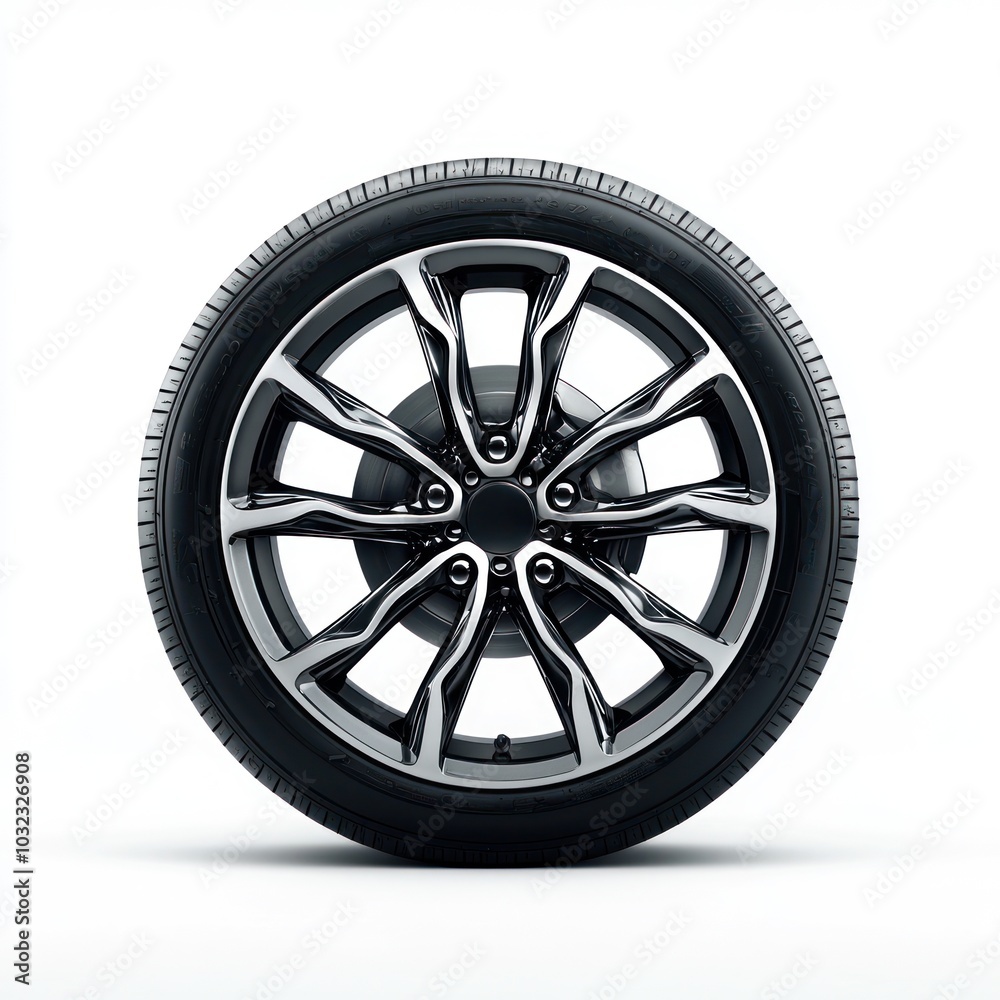Chic Sport Tire with Silver Alloy Rim Chic Sport Tire with Silver Alloy Rim