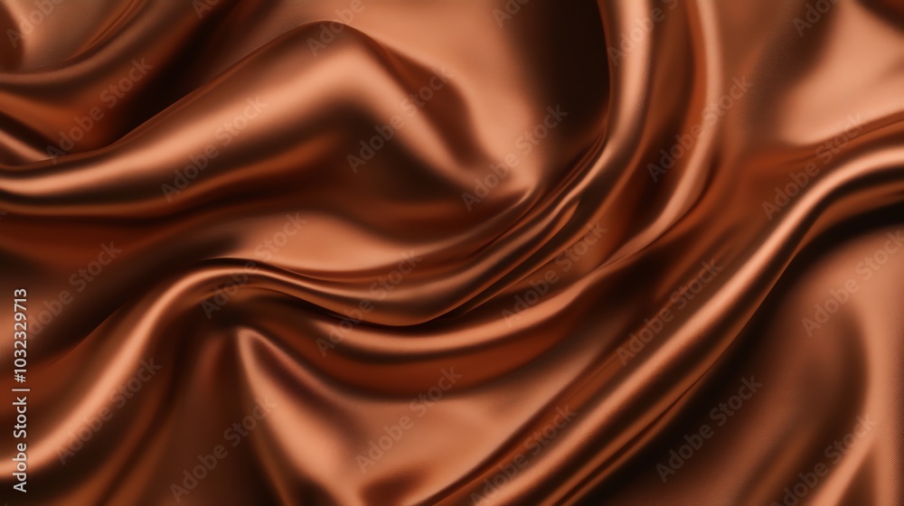Silk drapery in brown, shimmering with gold threads, creates an elegant backdrop for a luxurious fashion shoot Silk drapery in brown, shimmering with gold threads, creates an elegant backdrop for a luxurious fashion shoot