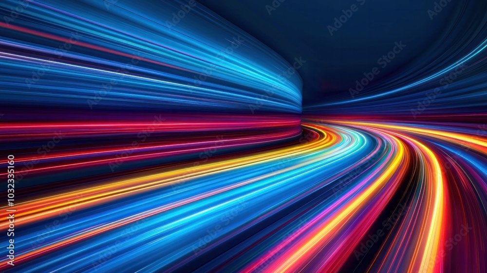 Dynamic light trails exploring the vibrant intersection of technology and motion in modern visual artistry Dynamic light trails exploring the vibrant intersection of technology and motion in modern visual artistry