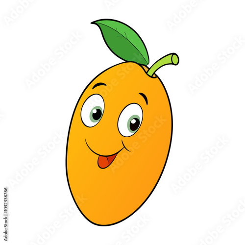 funny mango cartoon