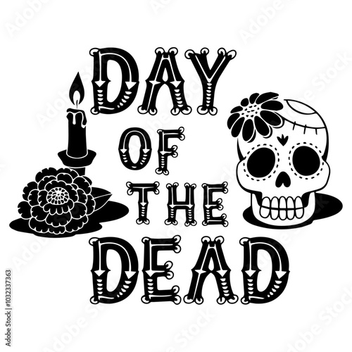 Celebration Icon for Day of the Dead
