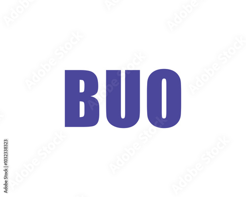 Wallpaper Mural BUO logo design vector template. BUO Torontodigital.ca