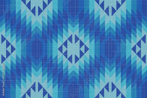 Navajo tribal vector seamless pattern. Native American ornament. Ethnic South Western decor style. Boho geometric ornament.