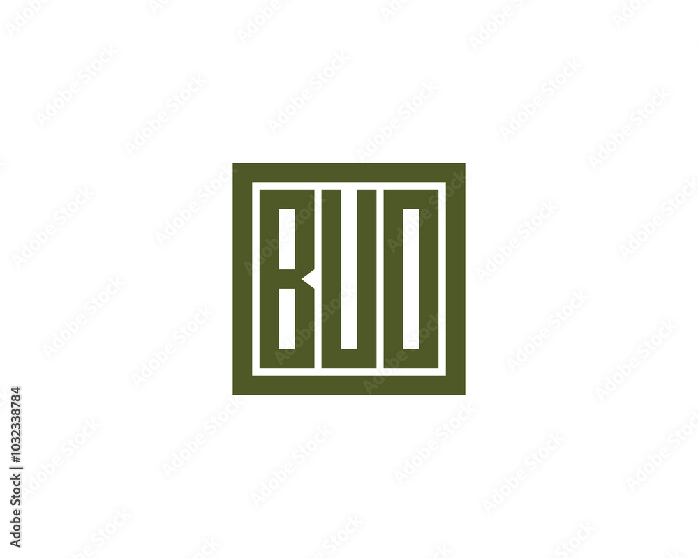 BUO logo design vector template. BUO BUO logo design vector template. BUO