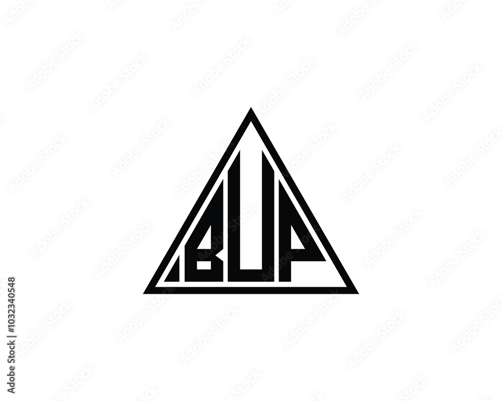 BUP logo design vector template. BUP BUP logo design vector template. BUP