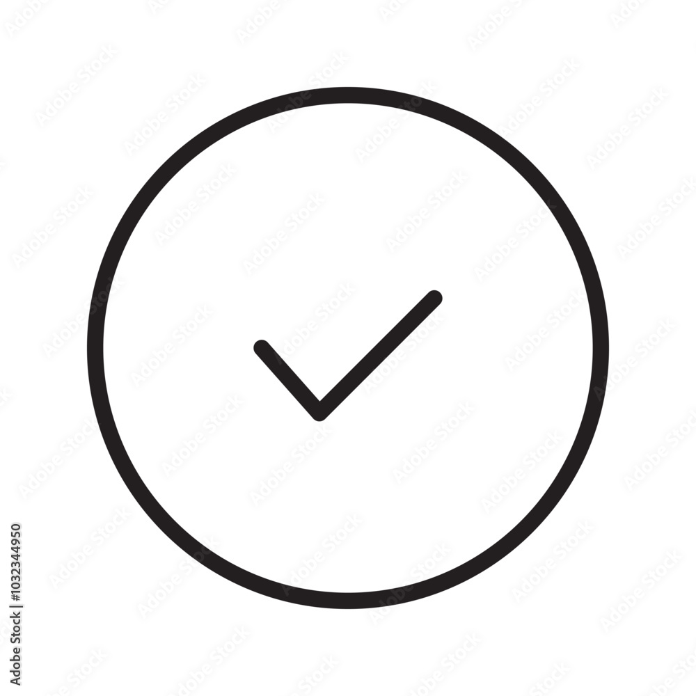 Check symbol icon, check mark icon vector illustration. Check symbol icon, check mark icon vector illustration.